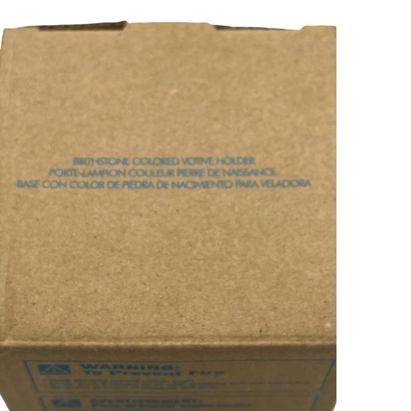 Avon Sparkle Birthstone Colored Votive Tea Light Holder Pink June NOS - Picture 4 of 7